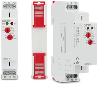 Tijdrelais Mini-uitschakelvertragingstijdrelaistimer, 0,1 s - 10 dagen Led-indicatoren met groot bereik, stabiel prestatierelais DIN-railtype AC 220v