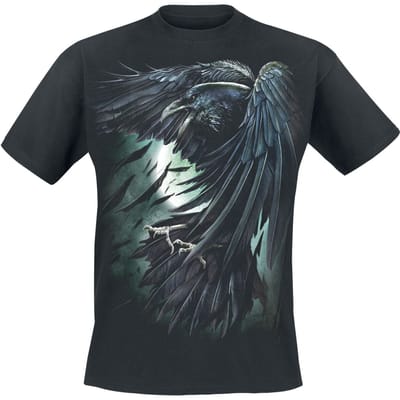 Spiral - Gothic T-shirt - Shadow Raven - S tot XXL - voor Mannen - zwart