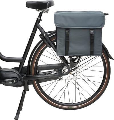 BECK Canvas - Fietstas - Grijs - Small