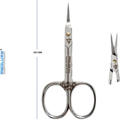 MEDLUXY® semi Pro - Nagelriemschaar - Recht - Spits / Scherp punt - 10 cm - [PM0083] - huid- en vellenschaartje, nagelriemknipper, Cuticle Cutter, voor verwijderen van nagelriemen