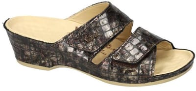 Vital -Dames - taupe donker - slippers & muiltjes - maat 36