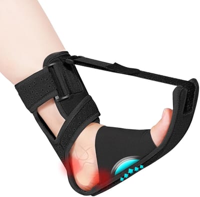 Nachtspalk voor Plantar Fasciitis met Verstelbare Steun, Ondersteuning voor Hielspoor en Achillespees, Geschikt voor Mannen en Vrouwen