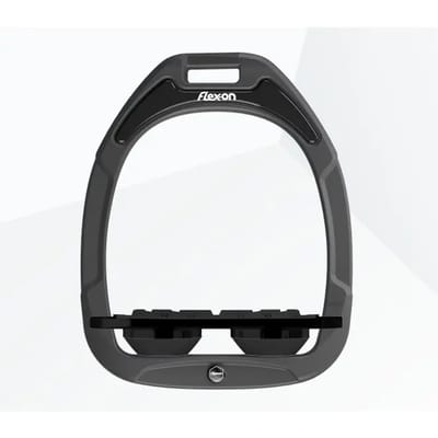 Platte Grip Steunpalen Antraciet/Zwart/Zwart Flex-On Green Composite