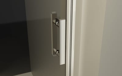 LINEA UNO - Arda 100 x 200 - Chroom - Schuifdeur - - Nano coating - Easy Clean - Douchewand - 109100