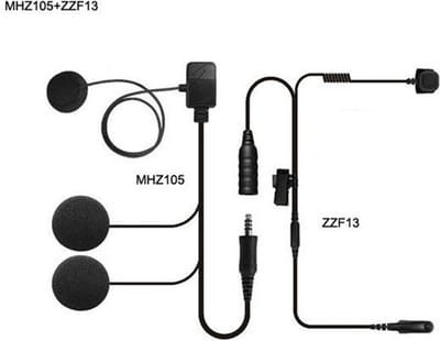 Incotech Headset Integraalhelm voor portofoon