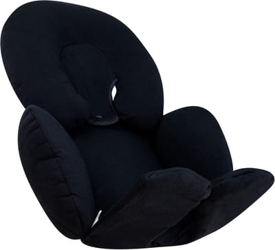 Kids Universele Babyverkleiner 2-Delig Van Biologisch Katoen Voor Kinderwagen En Autostoel Groep 0 Gemaakt In Barcelona – Hoofd- En Lichaamssteun – Black Series