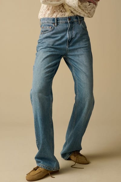 Sissy-Boy - Blauwe high waist flared jeans