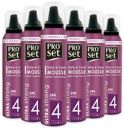 Proset Haarmousse Ultra Strong - 6x 250ml - Voordeelverpakking