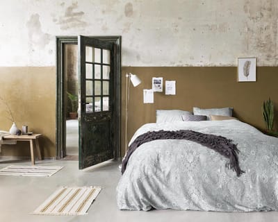 Primaviera Deluxe Milla - Dekbedovertrekset - Lits-Jumeaux - 240 x 200/220 + 2 kussenslopen 60x70 - Grijs