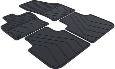 Rubber Automatten geschikt voor Skoda Kodiaq - Bouwjaar: 2017-2024 - Originele pasvorm - 4-delig - Uitvoering: 5-zits