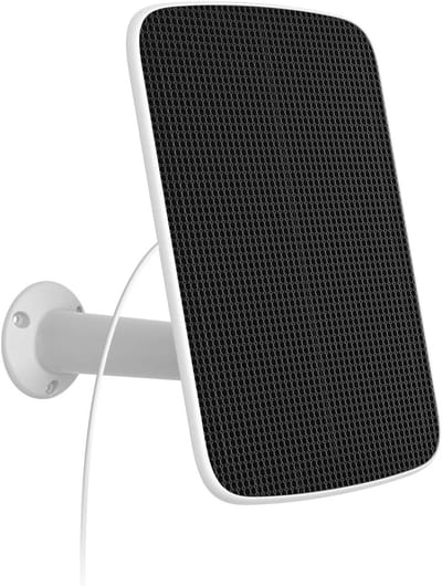 Zonnepaneel - Energiepaneel - Camera Voeden - Waterdicht IP65 - 4 Meter Kabel - Zwart