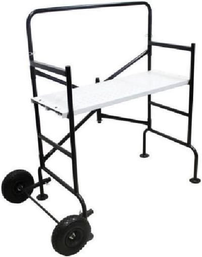 Skana Stelling met 3 werkhoogtes en transportwiel - max 150kg - opvouwbaar - antislip