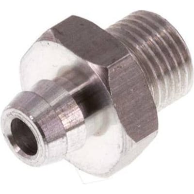 G 1/8'' Buitendraad Aluminum Vacuum Zuignap Fitting DN 4 SW 14 [2 Stuks]