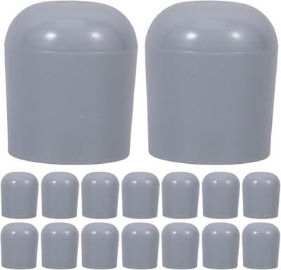 Stoelpootdoppen - Beschermkapjes meubels - Vloeren beschermen - Antikras technologie - 7/8 inch - Grijs