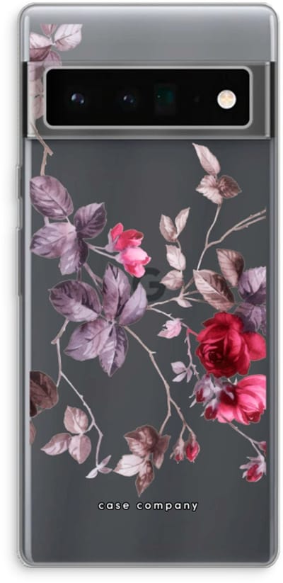 Case Company® - Hoesje geschikt voor Google Pixel 6 Pro hoesje - Mooie bloemen - Soft Cover Telefoonhoesje - Bescherming aan alle Kanten en Schermrand