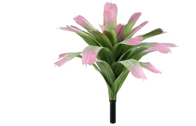 PTMD Kunstplant Succulent Plant - 70x70x60 cm - Polyester - Roze