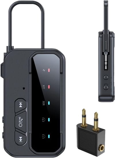 Auto FM Zender - Draadloze Audio Adapter - Muziek Streamen - Handsfree Bediening - 109 x 45 x 2 cm