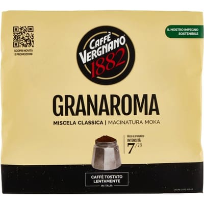 Café moulu gran aroma 500g - caffe vergnano