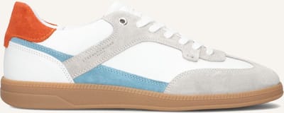 STEFANO LAURAN Star 18 Sneakers - Leer - Heren - Wit - Maat 39