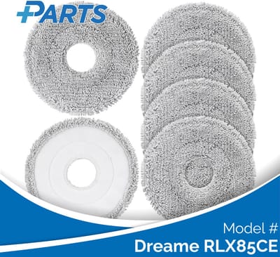 Dreame RLX85CE Dweilpads (6 Stuks, Plus.Parts® alternatief voor RMP8)