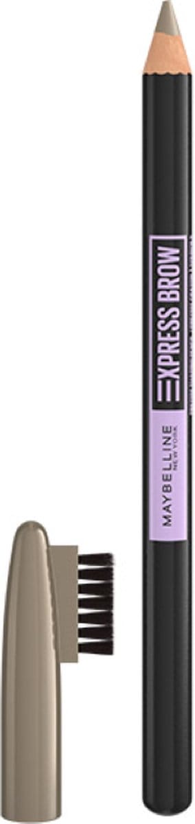 Maybelline New York - Express Brow Shaping Pencil - 04 Deep Brown - Bruin Wenkbrauwpotlood en Borstel