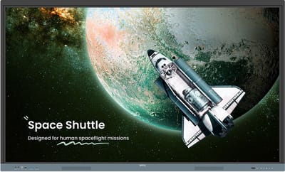 BenQ RE7504 Interactief flatscreen 190,5 cm (75") 450 cd/m² 4K Ultra HD Zwart, Grijs Touchscreen Type processor Android