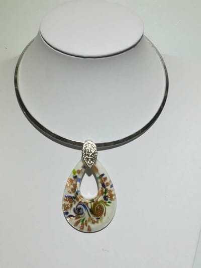 hanger - murano - wit - open - druppel