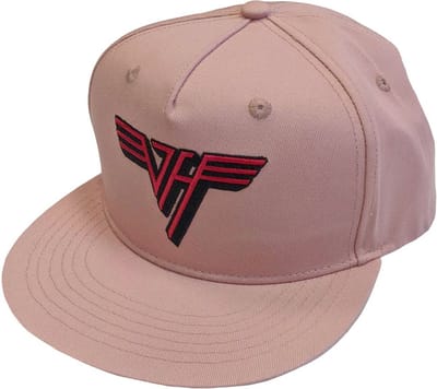 Van Halen - Classic Red Logo Snapback Pet - Roze