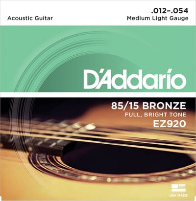 D'Addario EZ920 Westernsnaren Bronze Medium (12-54)