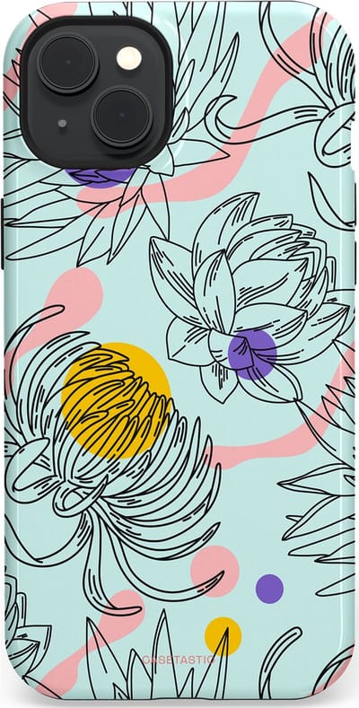 Casetastic Hoesje Geschikt voor Apple iPhone 15 Plus Magsafe - Stijlvolle Beschermende Duo-layer Case - Wildschets