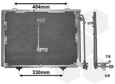 Van Wezel - LUCHTCONDENSATOR VOOR MERCEDES BENZ C-CLASS W202 1993-2000 2028300570