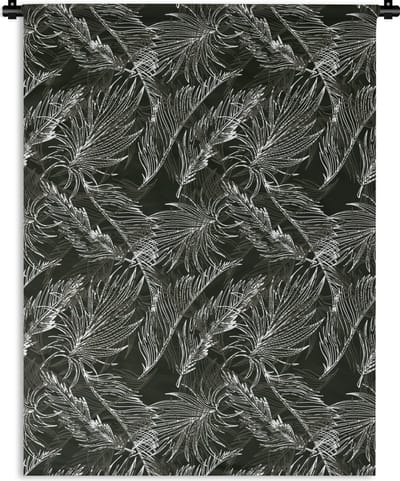 Wandkleed - Wanddoek - Palmblad - Tropisch - Design - Hawaii - 150x200 cm - Wandtapijt