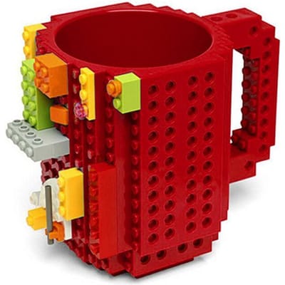Gepersonaliseerde creatieve bouwsteen montagebeker Educatieve waterbeker voor kinderen Valbestendige mok 301-400ml