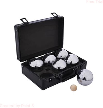 Jeu de Boules ballen in aluminium koffer - 6 ballen