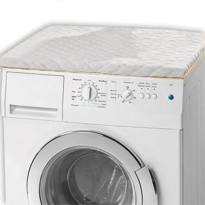 Wasmachine Overtrek - Wasmachine Coating / Droger Hoes - Beschermer Cover - Wit
