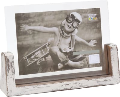 Deknudt Frames fotohouder S67TZ1 H - wit geschilderd - foto 15x20 cm