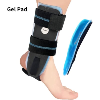 Velpeau Enkelbrace Ondersteuning Voor Bandletsel Evenals Peesontsteking Chirurgie Beugelenkelspalk Stabilisator Inclusief Schuim- en Gelkussen S