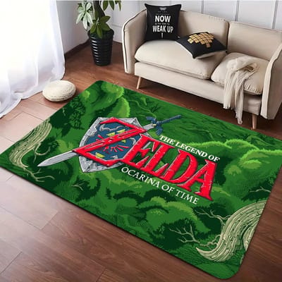 Speels Avonturenspel Tapijt Z-Zelda Kleed Woonkamer Bank Decor Kleden Mancave Slaapkamer Kleed Speelkamer Stoel Vloermat Hal 80*120cm
