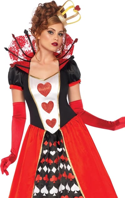 Robe reine de cœur voor vrouwen Leg Avenue