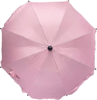 Parasol Kinderwagen - Zonnekap Baby - Bescherming Tegen Zon - Flexibel Verstelbaar - 53 cm Lengte - Roze