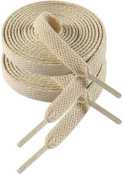 Dailygoods- Schoenveters Hoogwaardige 8mm Breedte - Platte Veters - Elastische Veters - Sneakers - Geschikt voor Schoenen met Veters - Sneakerveters