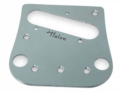 Halon BC-32-1 Bigsby Conversieplaat voor TE Gitaar – Standaard Cut, Satin RVS