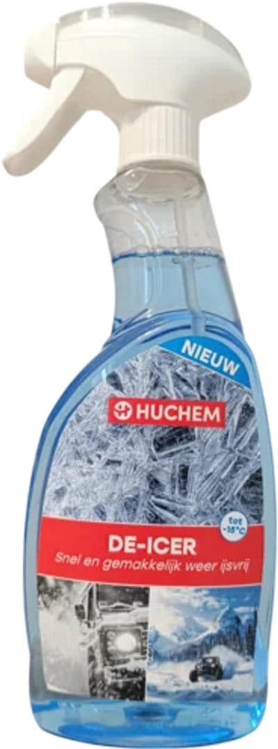 DE-Icer 500 ml — Snel IJsvrij, Zonder Krabben | Ruitenontdooier Spray | Antivries | Ijsvrij