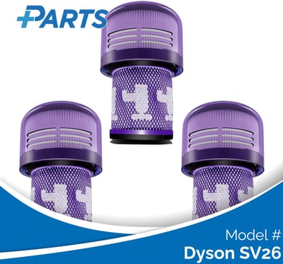 Dyson SV26 Filters (3 Stuks, Plus.Parts® alternatief voor 971517-01)