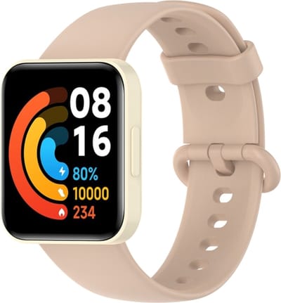 Siliconen bandje - geschikt voor Xiaomi Redmi Watch 2 - zachtroze