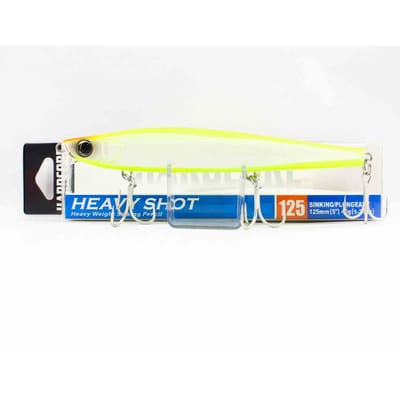 Yo Zuri Duel Hardcore Heavy Shot 125 Zinkend kunstaas F1210-PCL (0194) blue