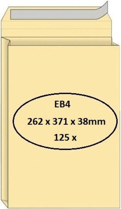 Envelop quantore monsterzak 262x371x38 170gr zk cr