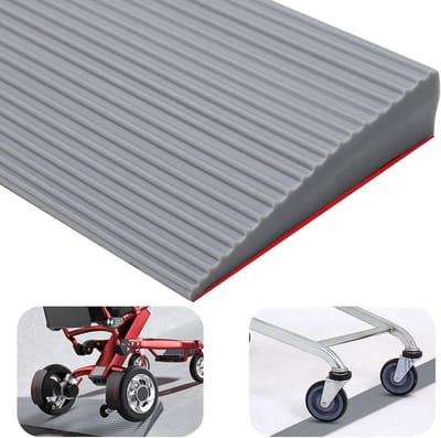 Antislip Deurdrempelhelling voor Rolstoel, Kinderwagen en Rollator - 90 x 8 x 2 cm