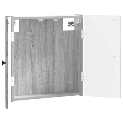 vidaXL - Dartbord - Kabinet - BREDA - Grijs - Sonoma - 52,5 - x - 10,5 - x - 53,5 - cm