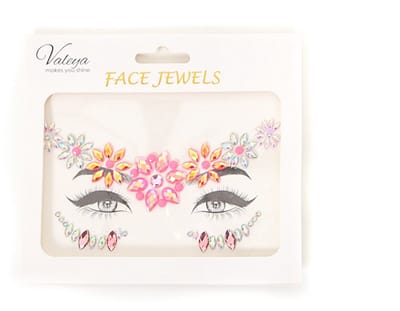 Face Jewels #23 - Roze gezicht stickers